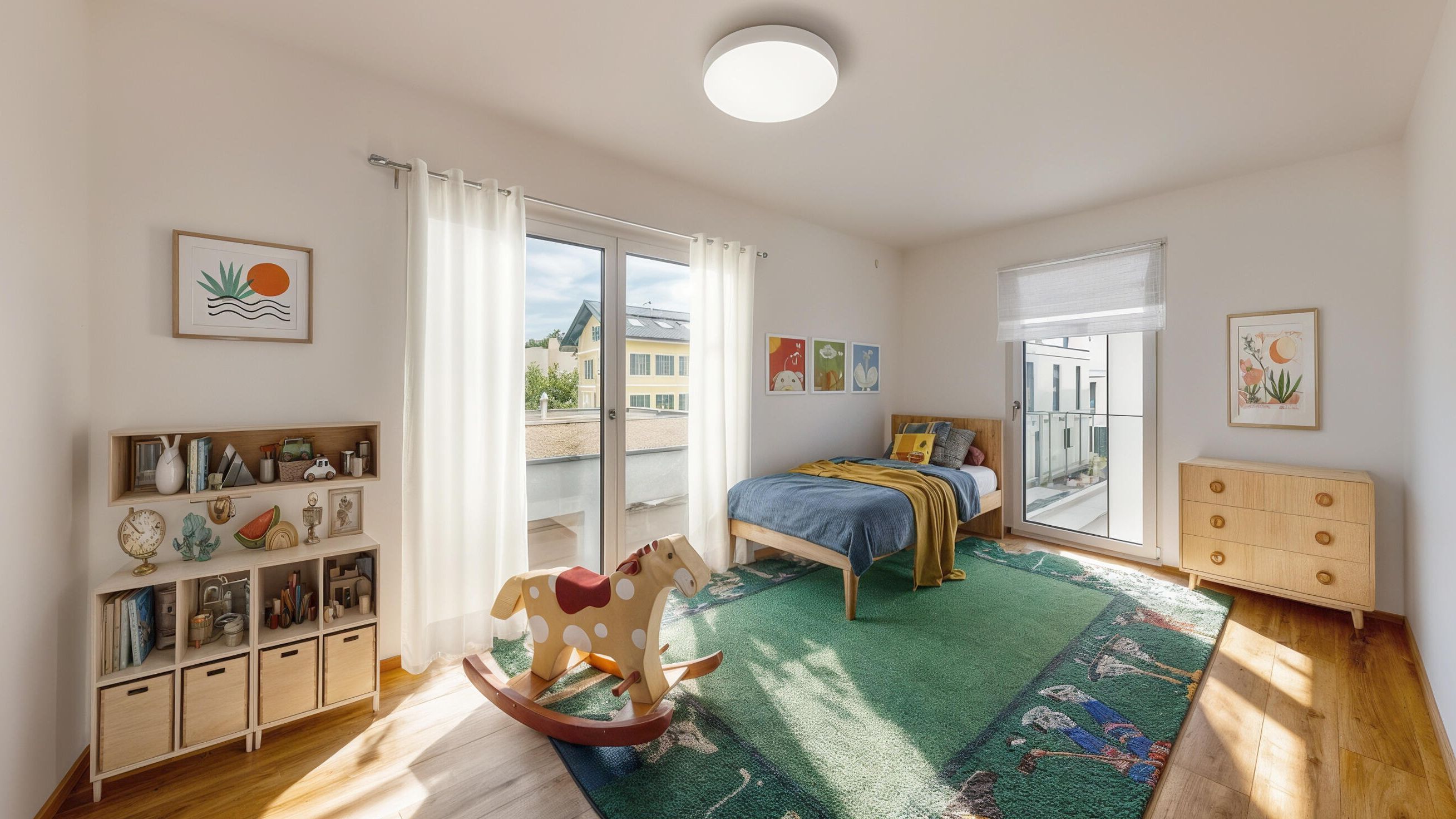 Kinderzimmer eingerichtet