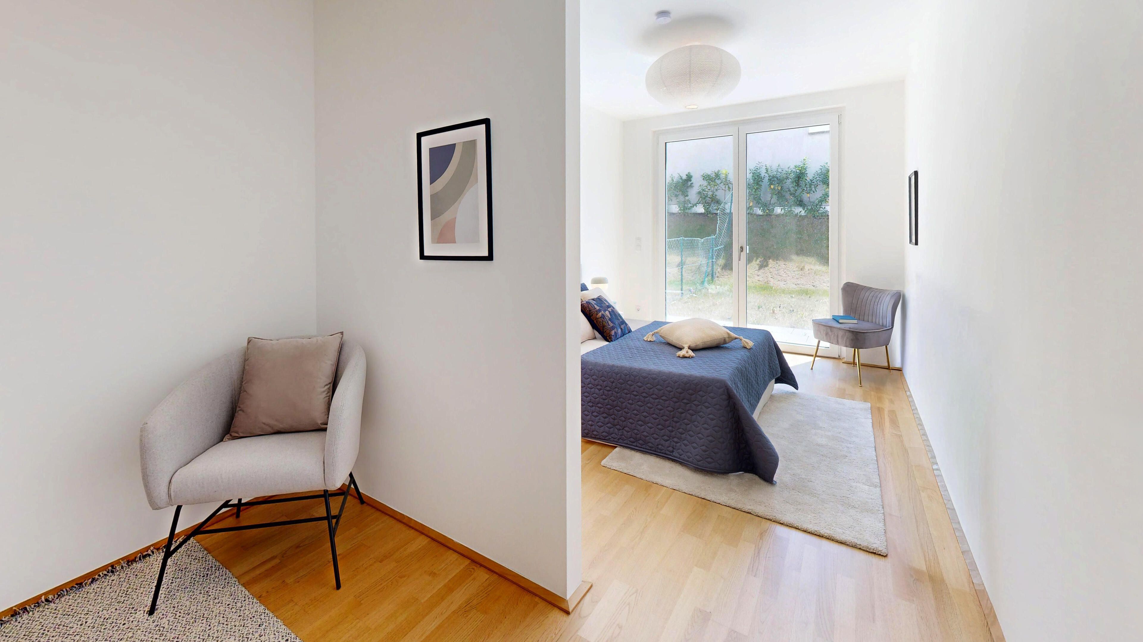 Ansicht Schlafzimmer