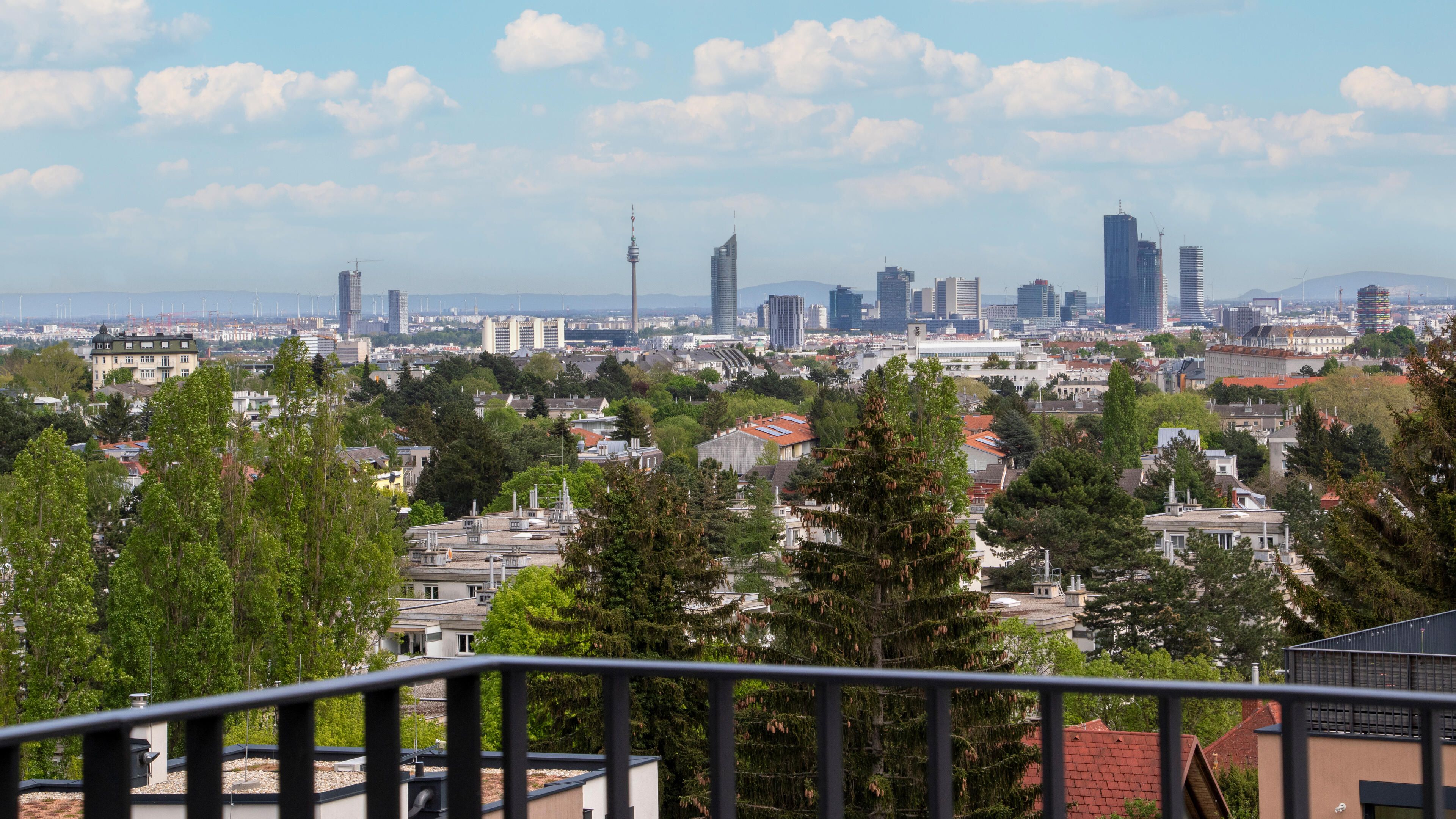 Ausblick über die Stadt Wien
