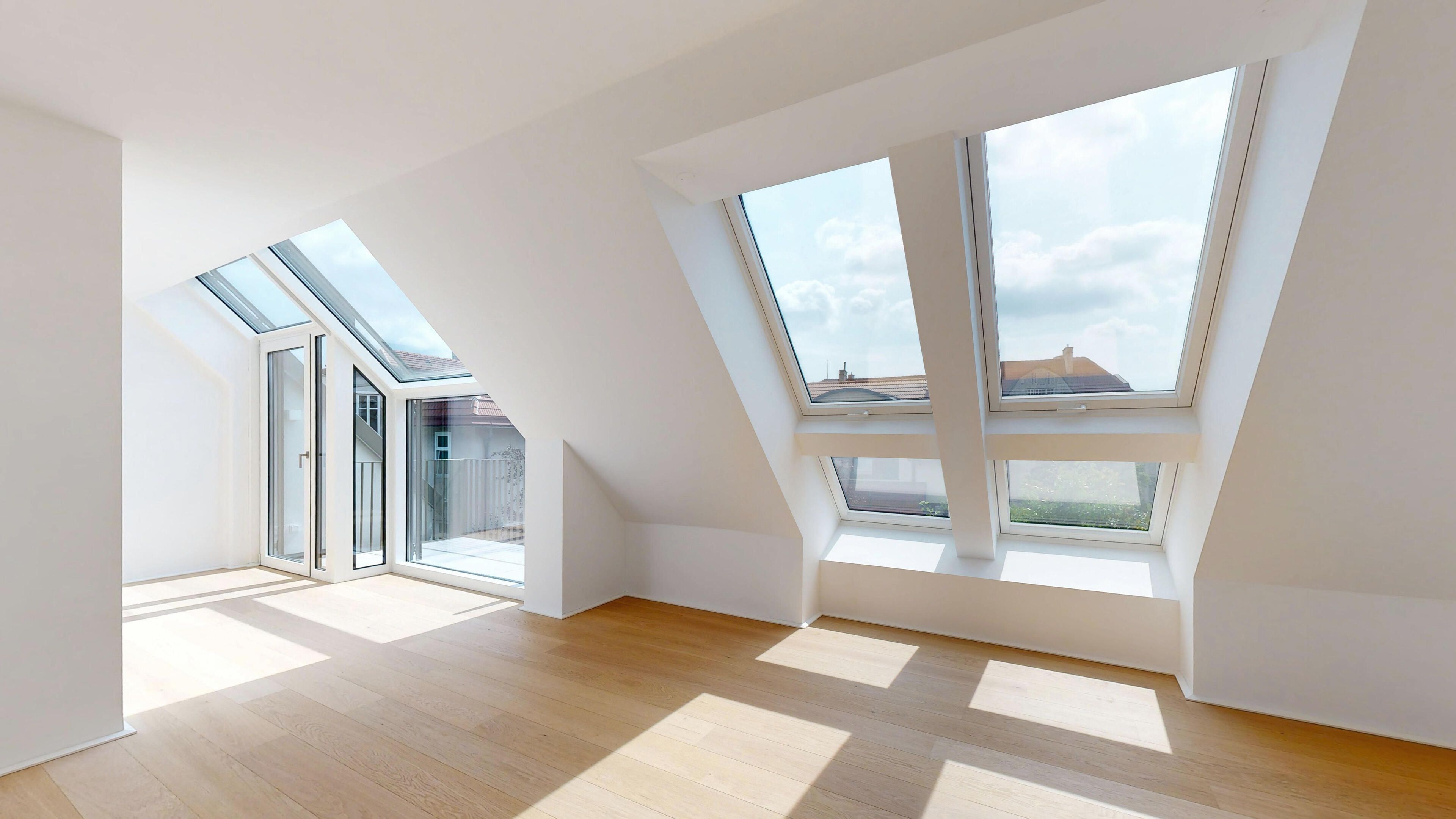 Fernblick aus den Wohnraumfenstern