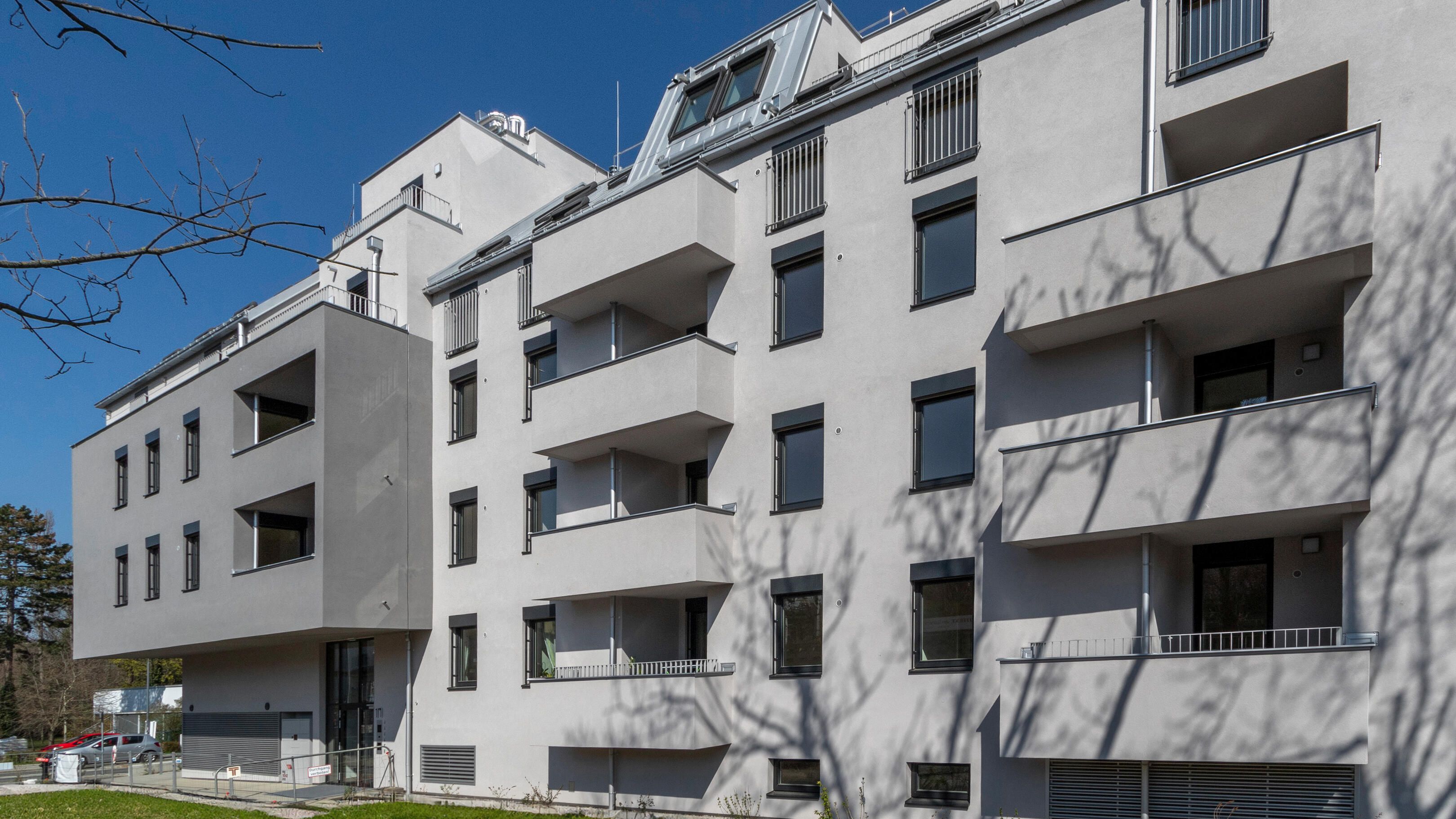 Außenansicht der Versorgungsheimstraße