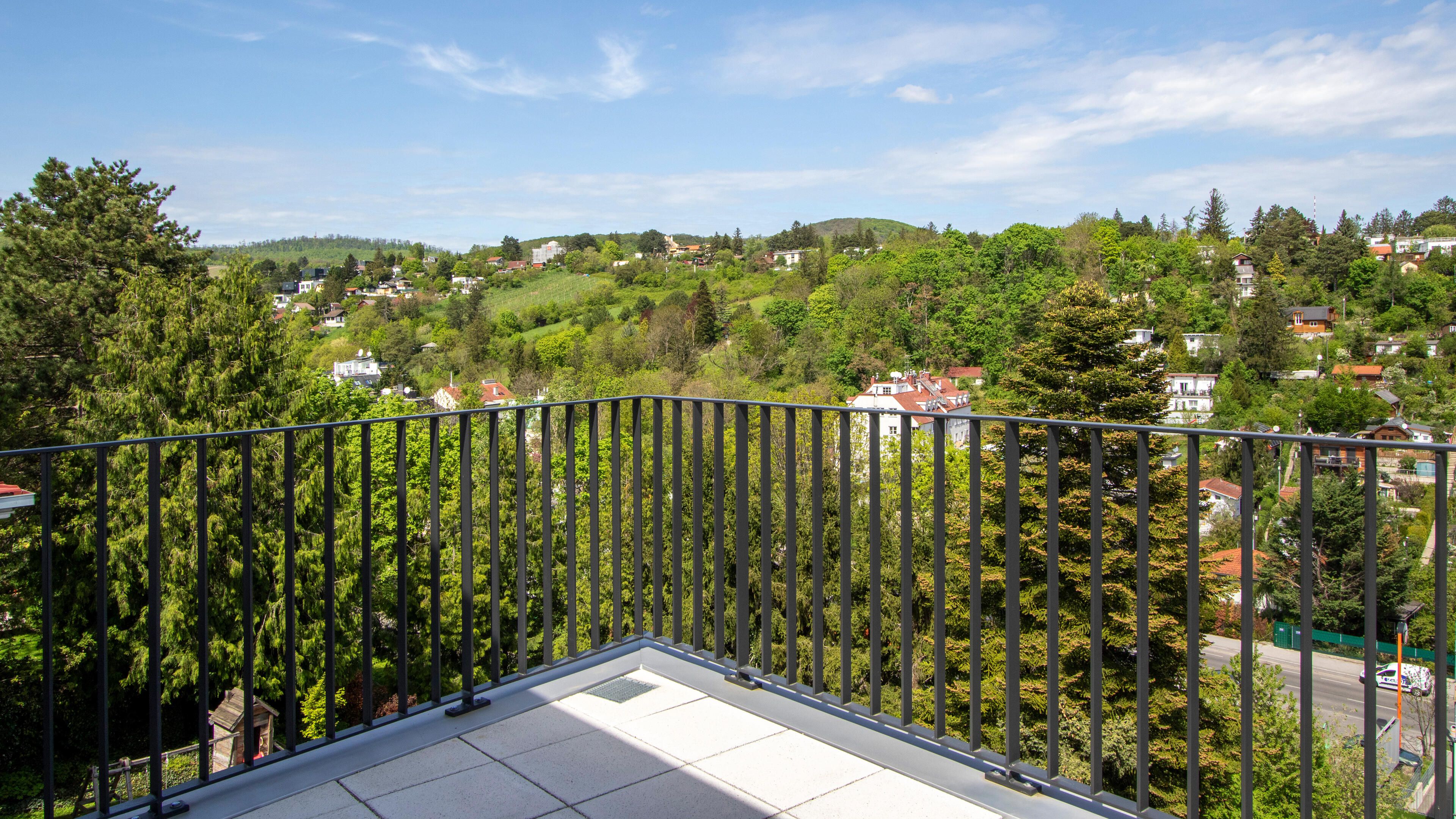 Ausblick ins Grüne mit Weitblick