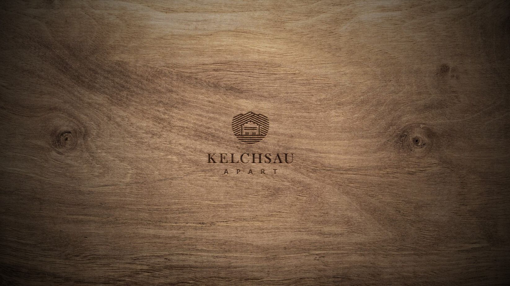 Kelchsau Apart Logo auf Holz