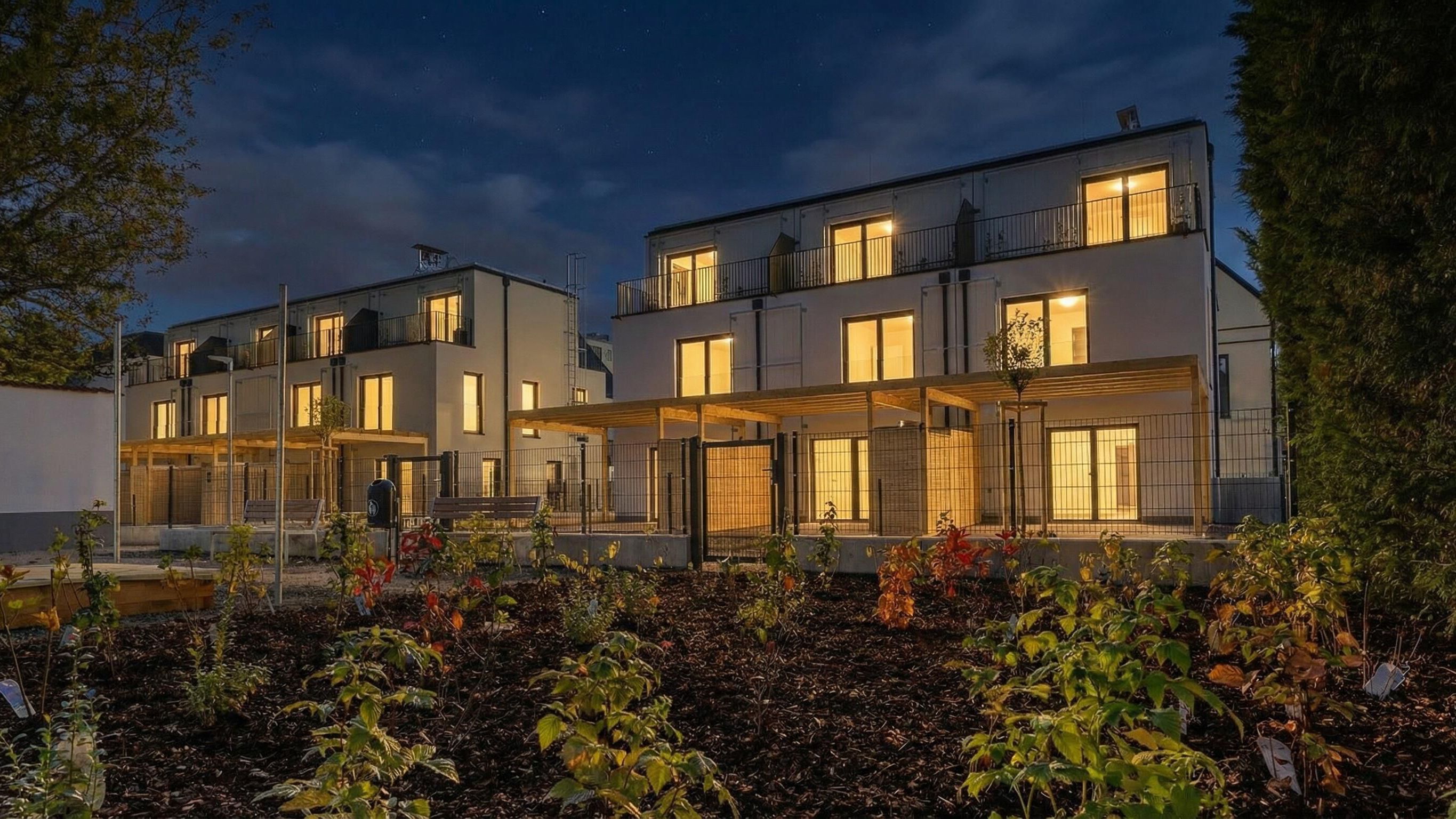 Darstellung der Zipsgasse 4 bei Nacht